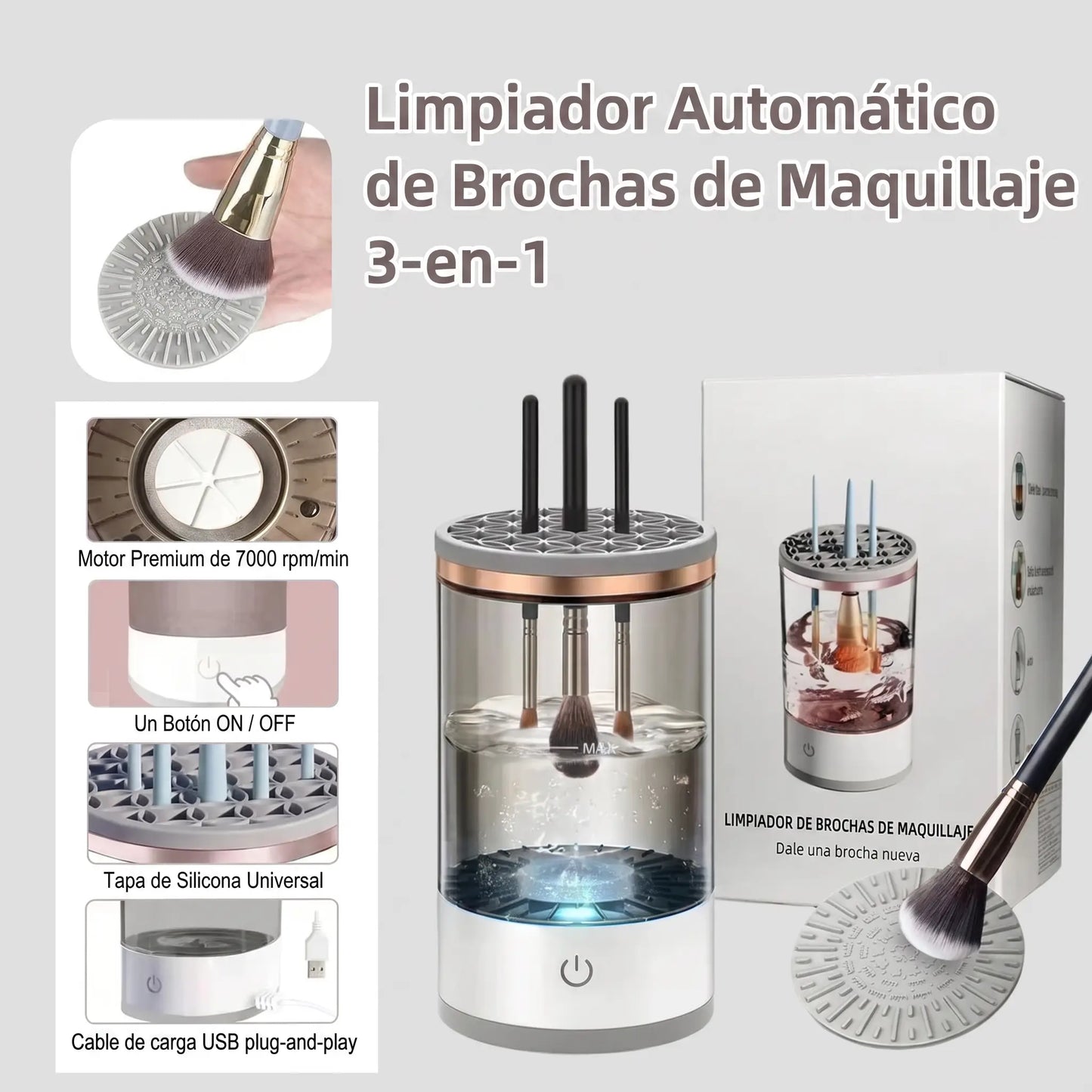 Seroline Limpiador Automático de Brochas